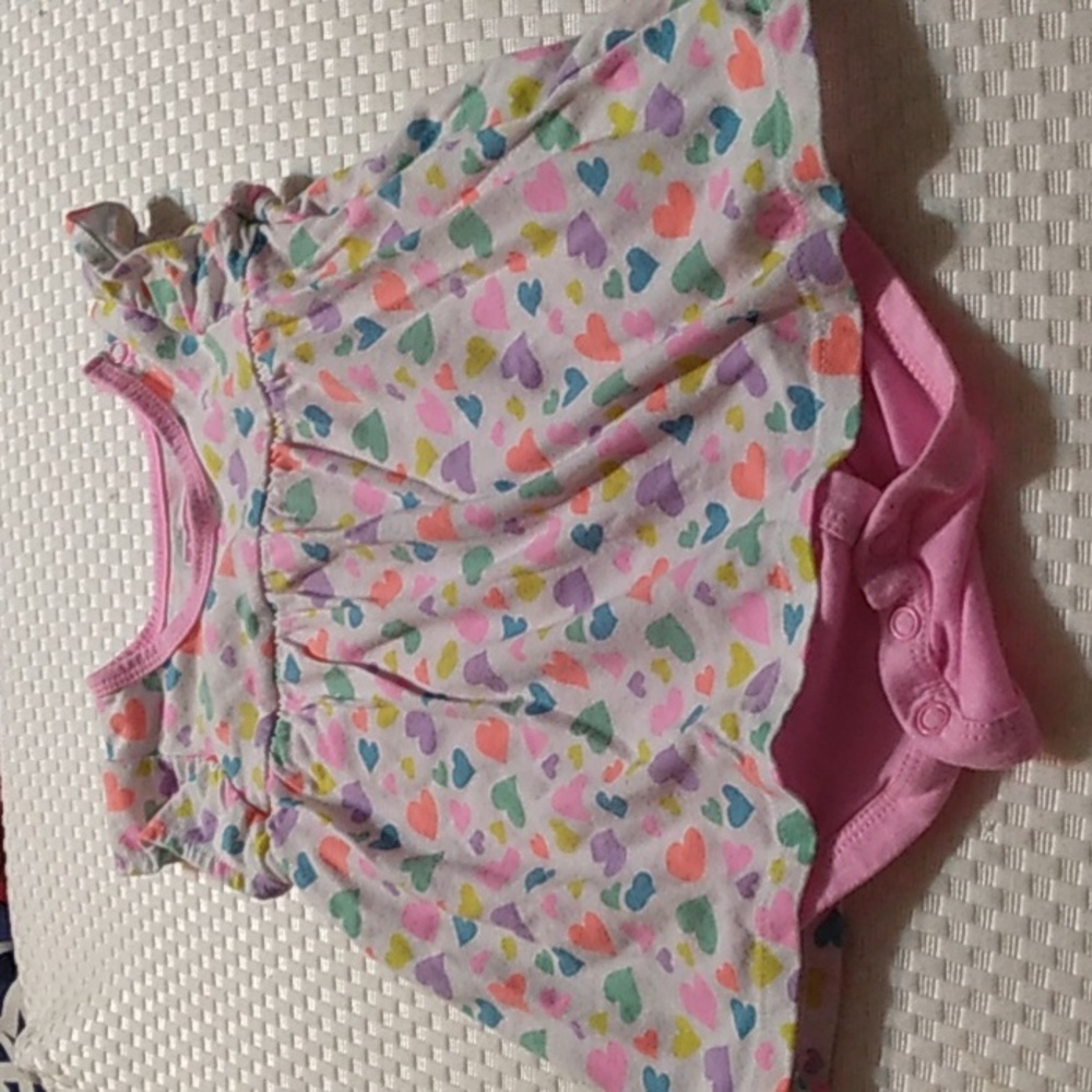 Swiggles Dress Onesie - Size 6-9 months